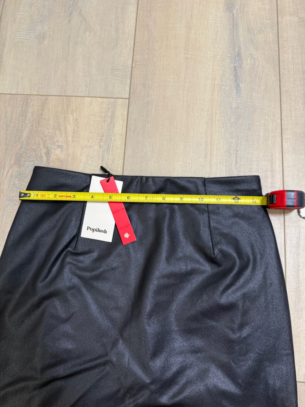 Popilush Shapeware Faux Leather Skirt size small - Picture 4 of 7